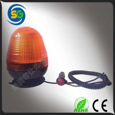 Factory price Magnetic base type LED warning light 60pcs SMD5730 Cover-PC vehicle safety light LED beacon